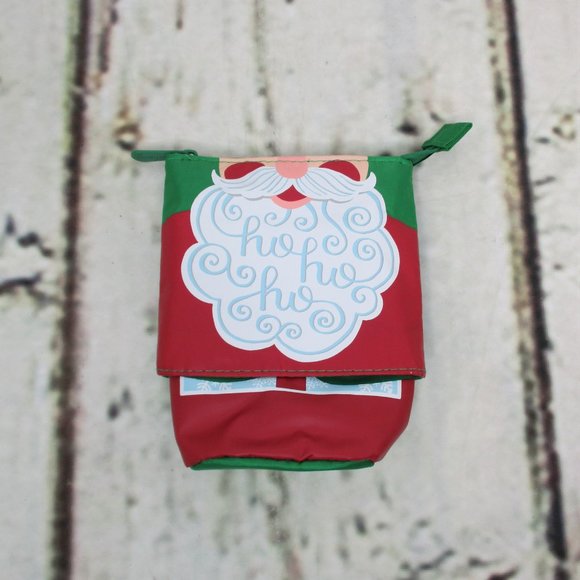 Thirty-One Gifts Hide & Peek Expandable Reusable Snack Bag Santa's Beard - Picture 3 of 7